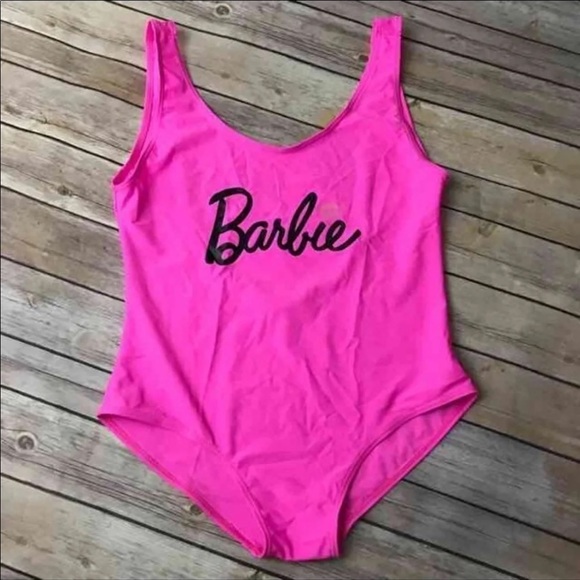 Women’s Barbie Pink Swimsuit - Picture 7 of 7
